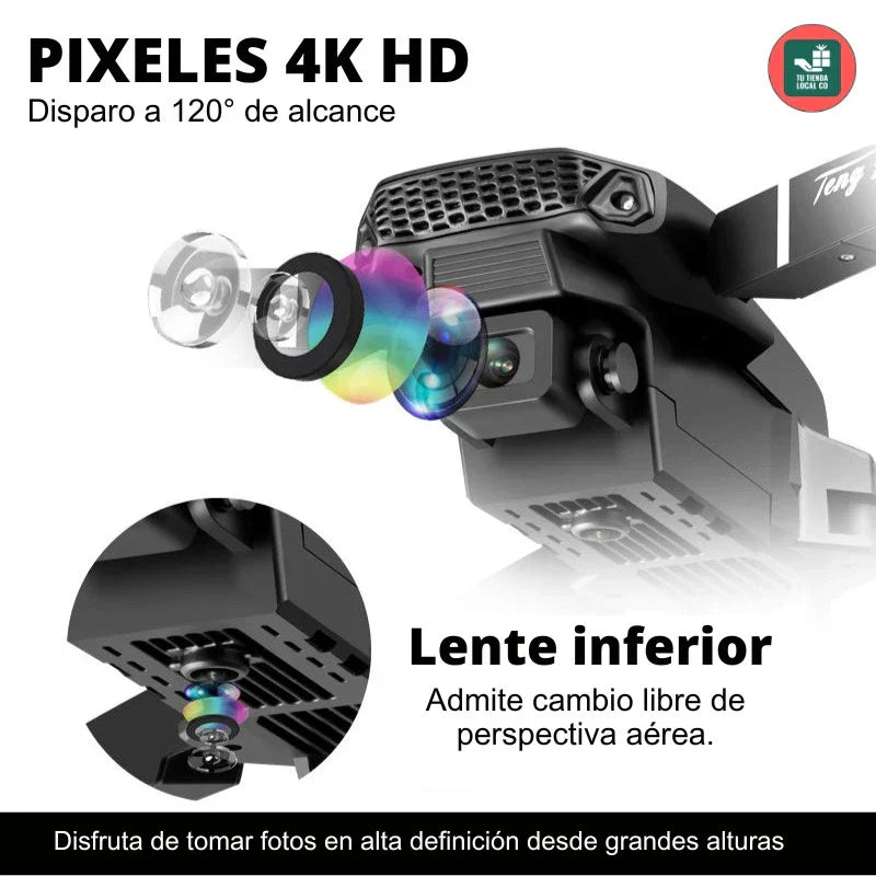 NUEVO DRONE W8 PRO MAX 2025 CON INTELIGENCIA ARTIFICIAL + ESTUCHE DE REGALO.
