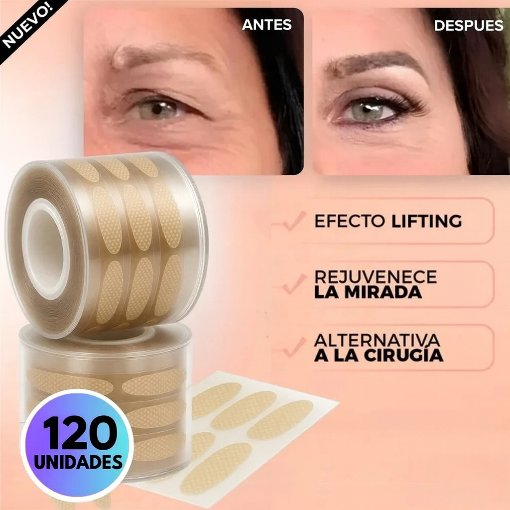 Cinta levanta párpados - 120 unidades con envío gratis y paga solo al recibir.